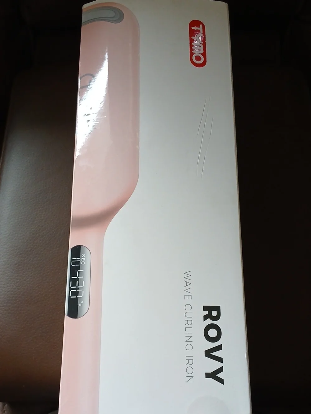 ROVY Pink Wave Curling Iron - Women Hair Tool.     D